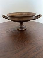 Bronzen schaal met twee handvatten., Antiek en Kunst, Antiek | Koper en Brons, Ophalen, Brons