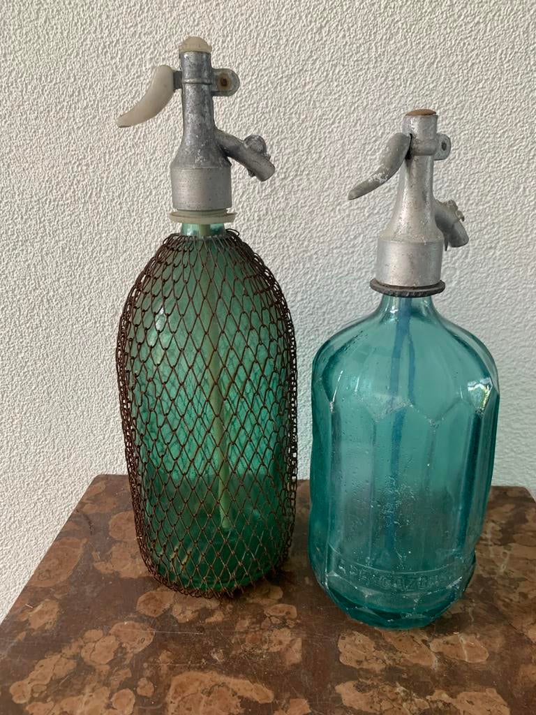 Vintage Spuitwaterflessen - Decoratie, Antiek en Kunst, Ophalen
