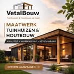 Timmerman | Tuinhuizen, Overkappingen & Veranda’s op maat! ️, Tuin en Terras, Overkappingen, Ophalen, Zo goed als nieuw, Veranda