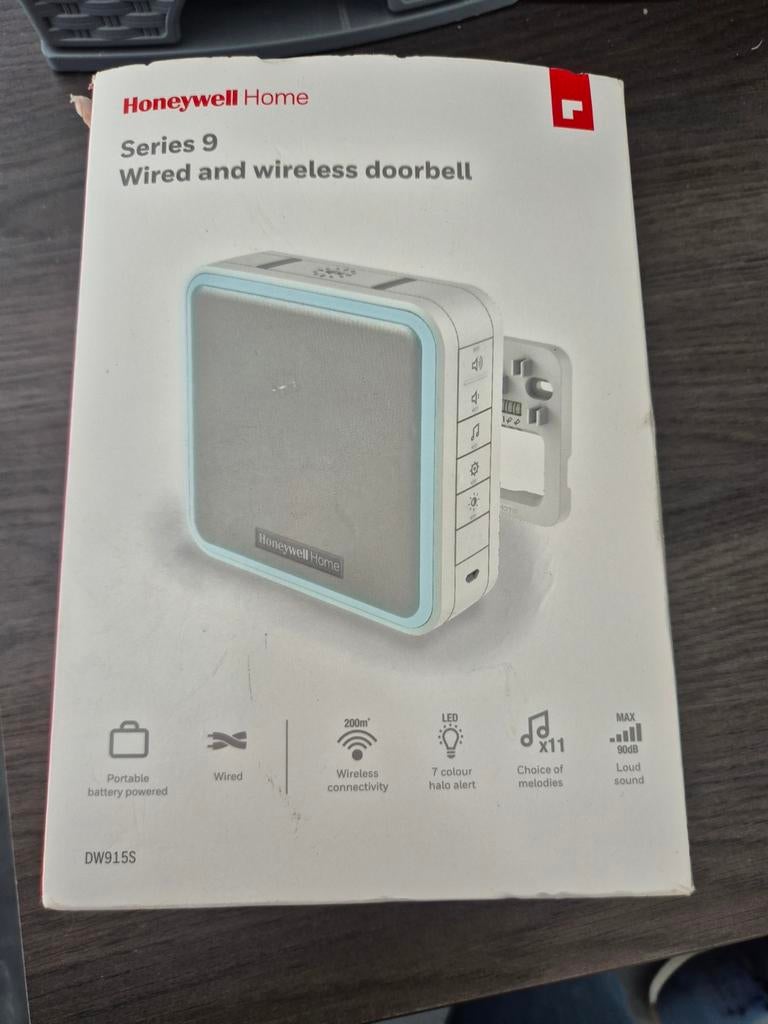 ZGAN Honeywell home doorbell DW915S, Ophalen of Verzenden, Zo goed als nieuw