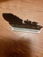 Tinnen plaquette drogenaps toren Zutphen brocante, Ophalen of Verzenden