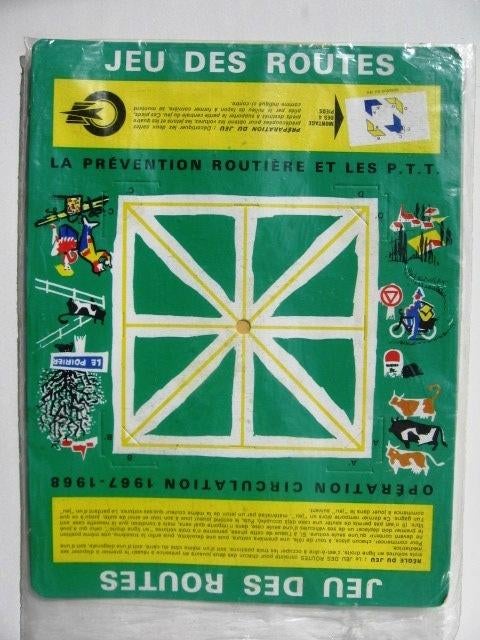 Jeu des Routes - spel uit 67-68 - boter kaas en eieren spel, Ophalen of Verzenden, Overige typen