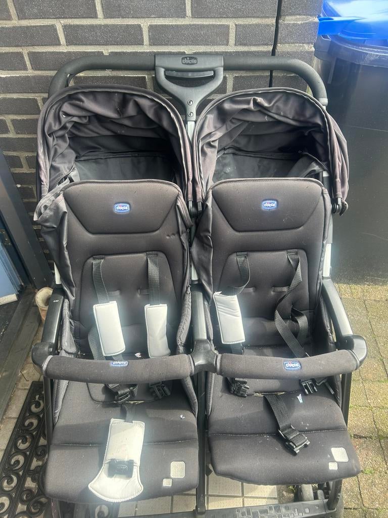 Chicco duo buggy + Regenhoes GRATIS, Ophalen, Gebruikt, Kinderwagen of Buggy
