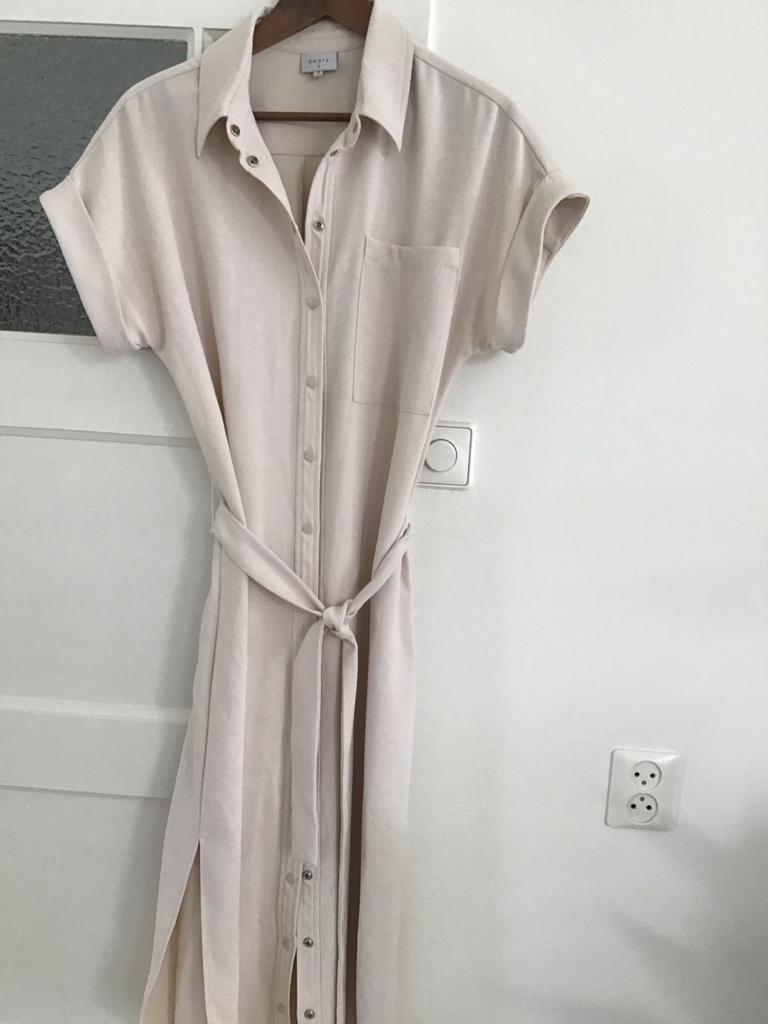 Dante 6 Jurkje met split - Maat 3, Kleding | Dames, Maat 38/40 (M), Beige, Ophalen of Verzenden, Zo goed als nieuw