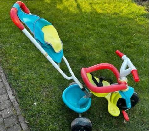 Driewieler met duwstang, Ophalen of Verzenden, Gebruikt, Duwstang