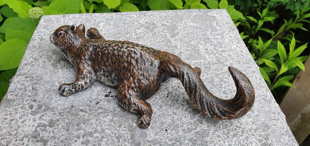 EEKHOORN / GIETIJZER / / 24 cm hoog, Huis en tuin decoratie Marie, Nieuw, Info@huisentuindecoratiemarie.nl, Peize