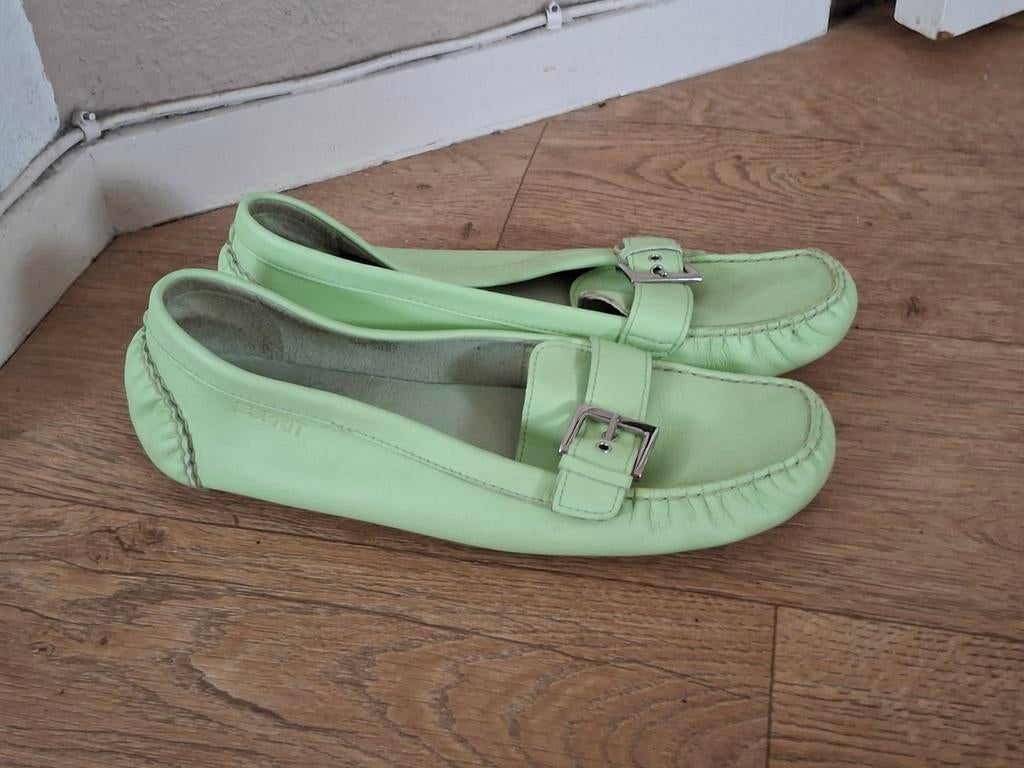 Esprit instappers maat 40, Instappers, Ophalen of Verzenden, Zo goed als nieuw, Groen