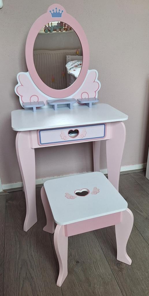 Houten Kaptafel Mini Matters, Huis en Inrichting, Tafels | Kaptafels, Ophalen, 50 tot 100 cm, Minder dan 100 cm