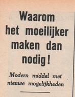 Retro reclame 1953 Castella vaatwas niet moeilijker maken, Verzenden, Overige typen