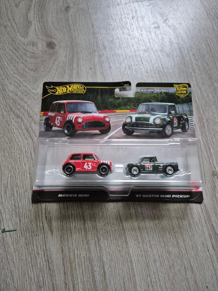 Hot Wheels Morris en ’67 austin mini pickup, Ophalen of Verzenden, Nieuw, Auto