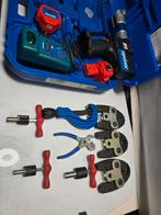 Uponor perstang persmachine set 16mm 20mm 25mm, N, Ophalen of Verzenden, Zo goed als nieuw, Uponor