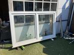 Kunsstof dubbel draaikiep raam (verhuisraam) 2000x 1230 d gl, Doe-het-zelf en Verbouw, Kozijnen en Schuifpuien, Raamkozijn, Zo goed als nieuw