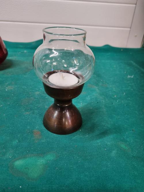 kandelaar waxinehouder fohl west germany, Huis en Inrichting, Woonaccessoires | Kandelaars en Kaarsen, Ophalen of Verzenden, 'T Olde Gre-j