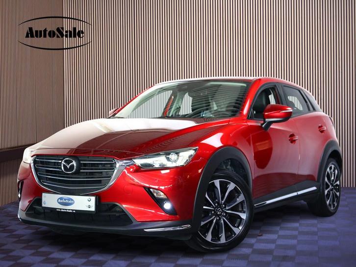 Mazda CX-3 2.0 SkyActiv-G 120 GT-M AUT HUD NAV LEDER CAM XEN, Auto's, Mazda, Bedrijf, Te koop, CX-3, ABS, Achteruitrijcamera, Airbags