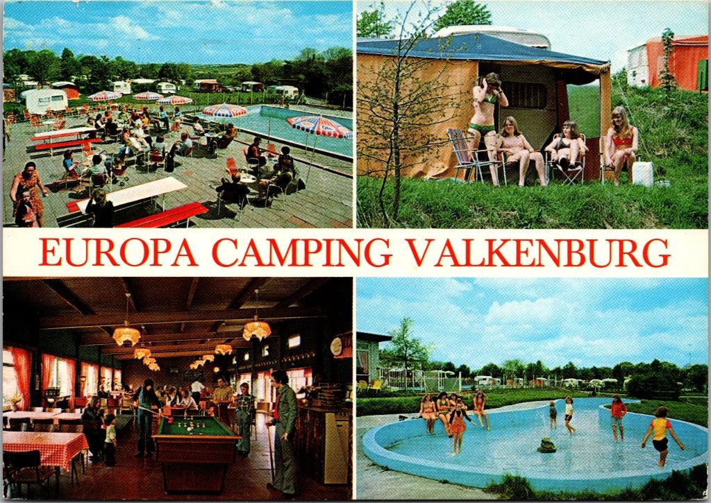 Valkenburg - Europa Camping (1978), Verzenden, 1960 tot 1980, Gelopen, Limburg