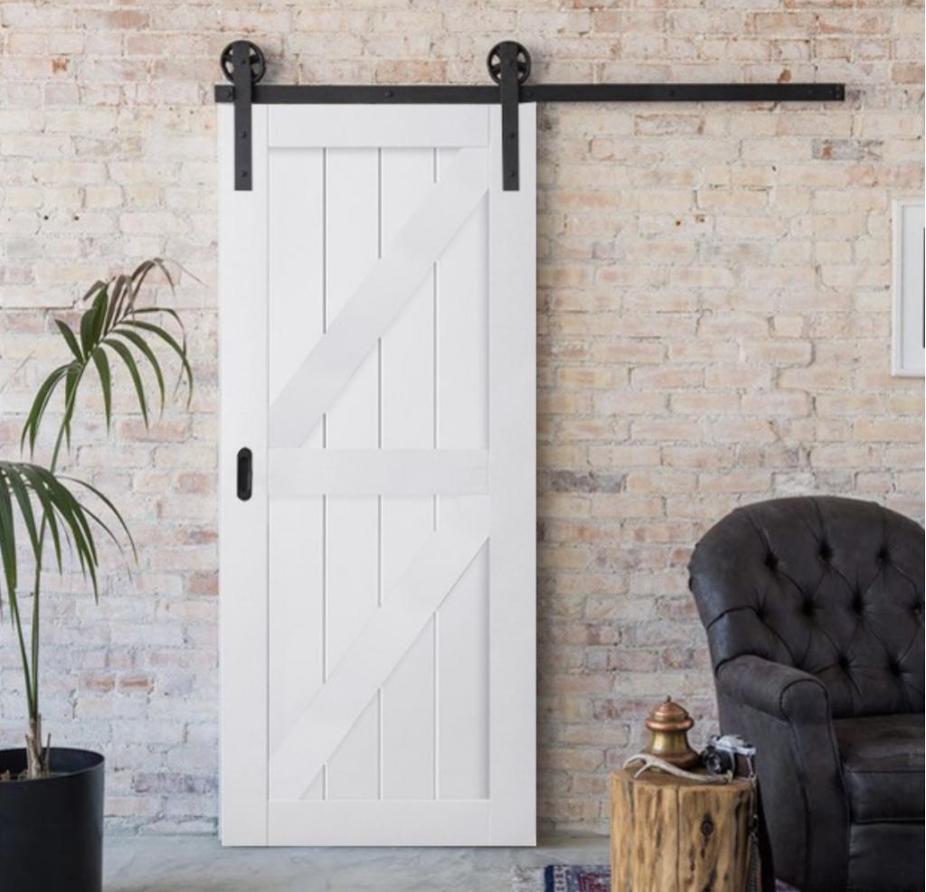 Binnendeuren | Eiken Loftdeur / Barndeur / Schuifdeur, Niet ingevuld, 80 tot 100 cm, Binnendeur, Niet ingevuld