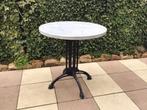 Bistro tafel tuintafel marmerblad horeca tafel, Ophalen, Gebruikt