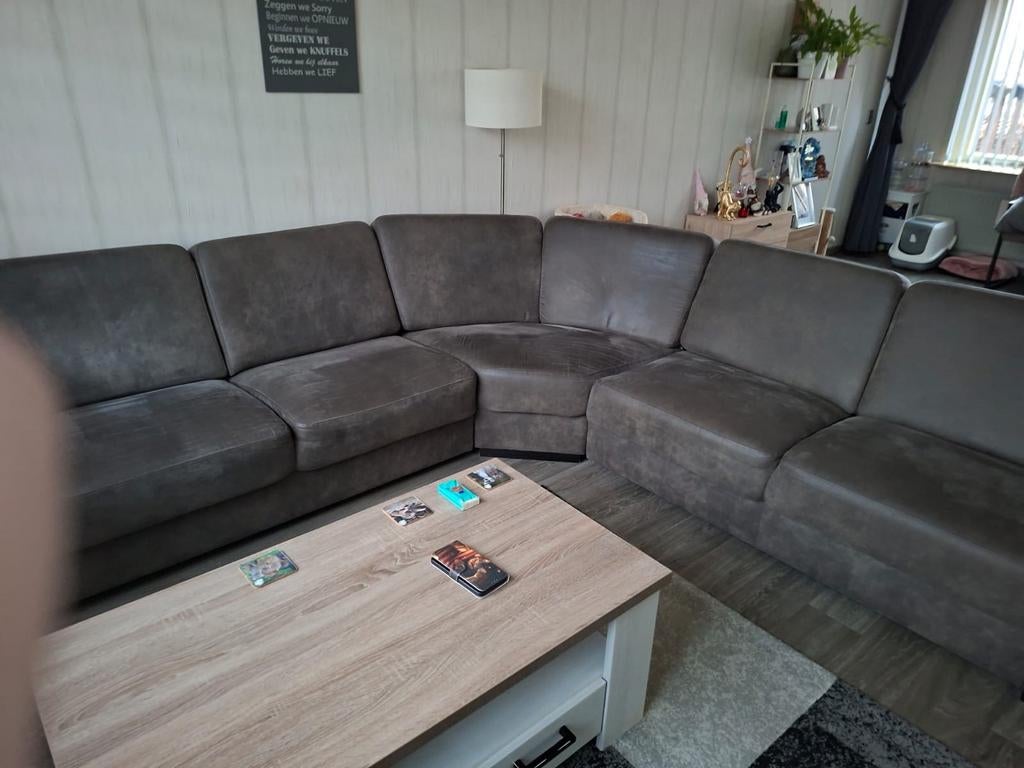 Hoekbank, Ophalen, Zo goed als nieuw, Stof