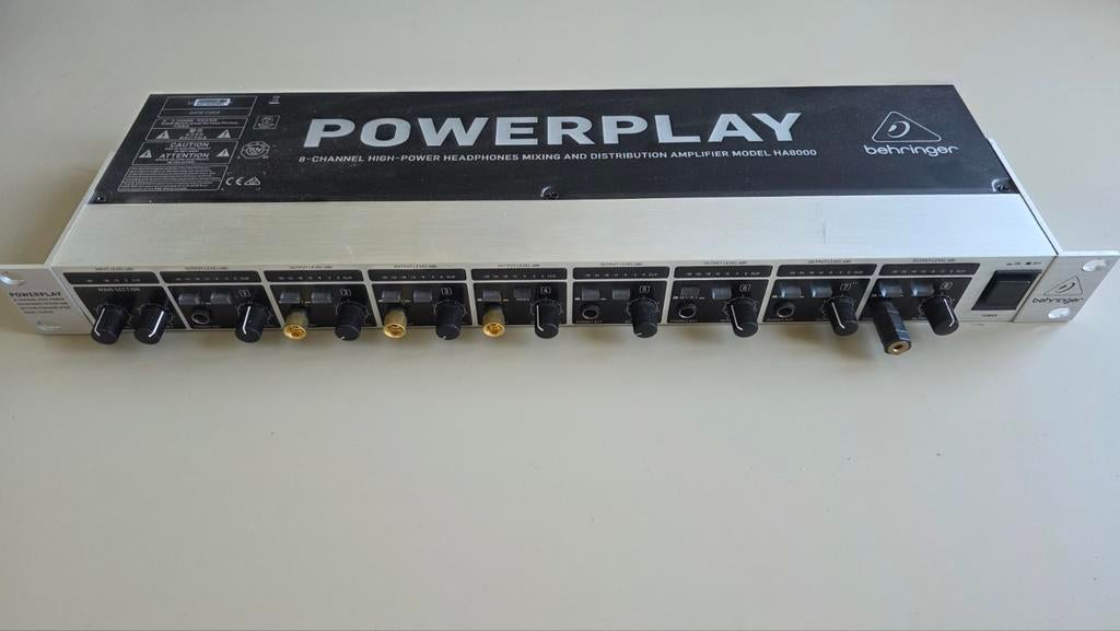 Behringer Powerplay HA8000 3 stuks hoofdtelefoonversterker, Ophalen of Verzenden, Gebruikt