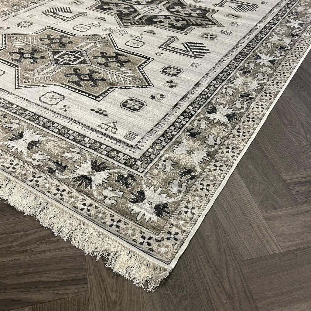 Vloerkleed Brinker Carpets Sunglow Crème - 185x275cm, 150 tot 200 cm, 200 cm of meer, Ophalen of Verzenden, Zo goed als nieuw