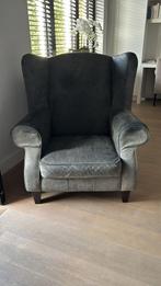 Lederen fauteuil / Wingchair, Huis en Inrichting, Fauteuils, Ophalen, 75 tot 100 cm, Leer, 75 tot 100 cm