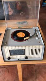 vintage Philips tafel-radiogrammofoon type  HX348A, Audio, Tv en Foto, Platenspelers, Ophalen of Verzenden, Gebruikt, Philips