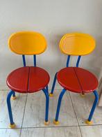Vintage IKEA "Puzzle" Kinderstoelen Memphis Milano Stijl 80s, Ophalen of Verzenden