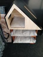 Honden en/of katten manden en een huisje, inclusief kussens., Ophalen, Nieuw, Minder dan 75 cm, Minder dan 65 cm