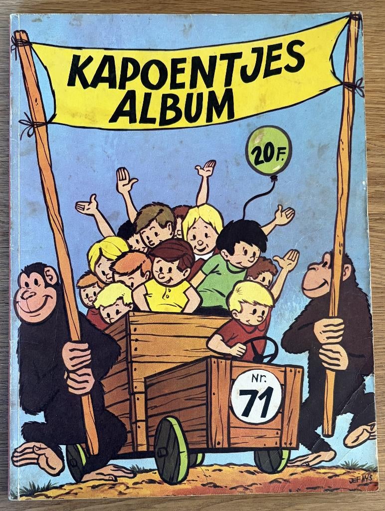 Kapoentjes Album 71 - 1e druk (1965) Strip, Boeken, Stripboeken, Eén stripboek, Ophalen of Verzenden, Gelezen