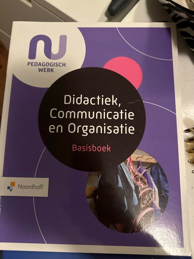 Didactiek, Communicatie & Organisatie - Pedagogisch Werk, Boeken, Schoolboeken, Ophalen of Verzenden, Zo goed als nieuw, Overige niveaus