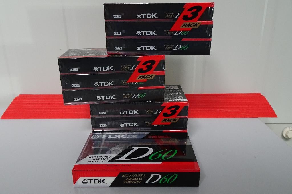 10 nieuw gesealde TDK cassettebandjes, verzenden mogelijk !!, Cd's en Dvd's, Cassettebandjes, Ophalen, 2 t/m 25 bandjes, Overige genres
