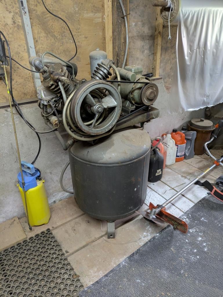 Grote compressor, werkt goed, Ophalen, Gebruikt