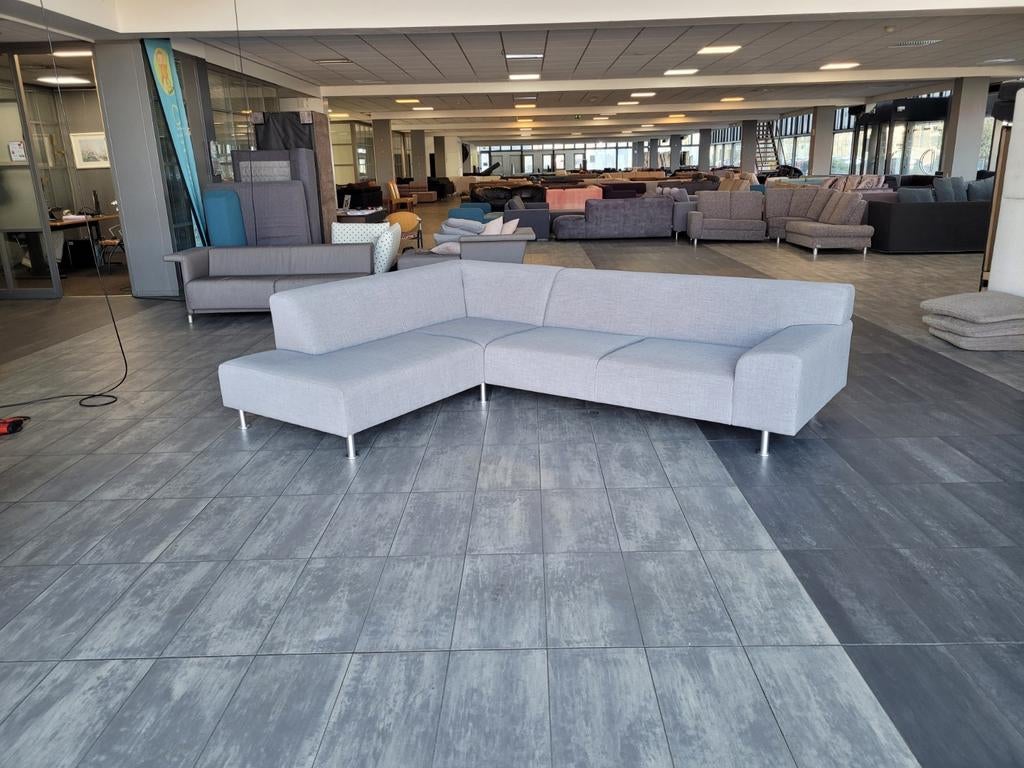 ✅️️️️ GEREINIGD lichtgrijze hoekbank 290x220 | GRATIS BEZORG, Huis en Inrichting, Banken | Bankstellen, 250 tot 300 cm, Hoekbank