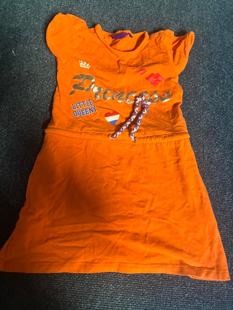 Oranje jurk kruidvat, Ophalen of Verzenden, Gebruikt, Meisje, Jurk of Rok