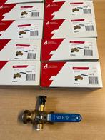 Partij VSH kogelstopkraan met hendel aftap knelfitting 22mm, Ophalen of Verzenden, Nieuw, Koper, Kraan