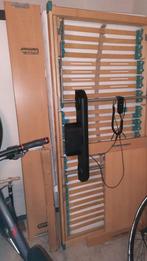 Elektrisch verstelbaar seniorenbed, Ophalen, Eenpersoons, Bruin, 80 cm