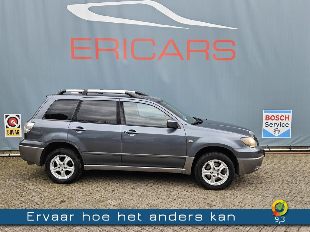 Mitsubishi Outlander 2.4 Sport 4WD Airco (bj 2004), Auto's, Mitsubishi, Stof, 4 cilinders, 160 pk, Bedrijf
