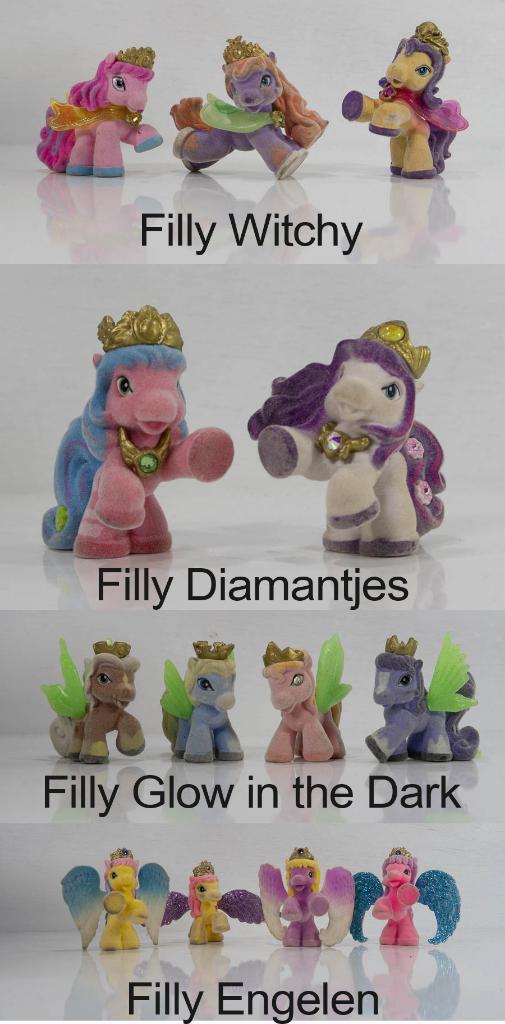 24 verschillende Filly paardjes met veel extra's, Kinderen en Baby's, Speelgoed | Actiefiguren, Zo goed als nieuw, Ophalen of Verzenden