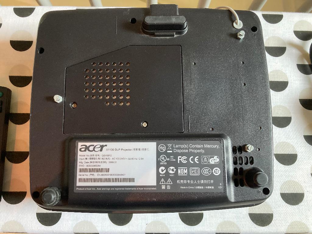Acer Beamer, Audio, Tv en Foto, Beamers, Ophalen, Gebruikt, DLP, Full HD (1080)