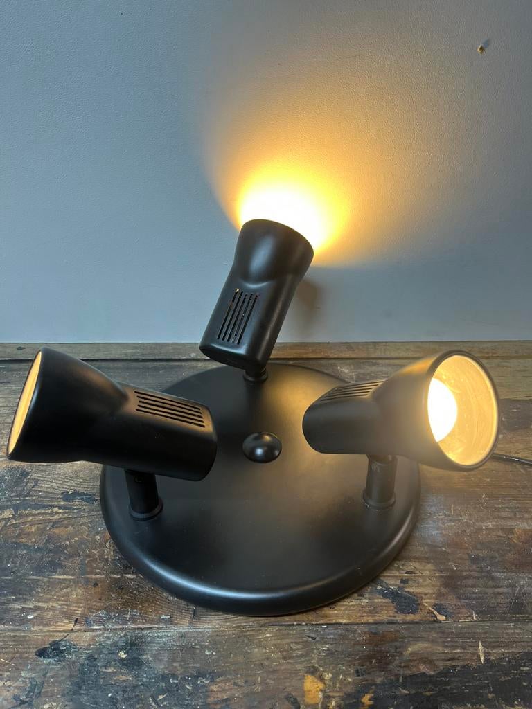 Vintage post modern Fase Madrid 3 spots plafonnière lamp, Ophalen of Verzenden, Zo goed als nieuw