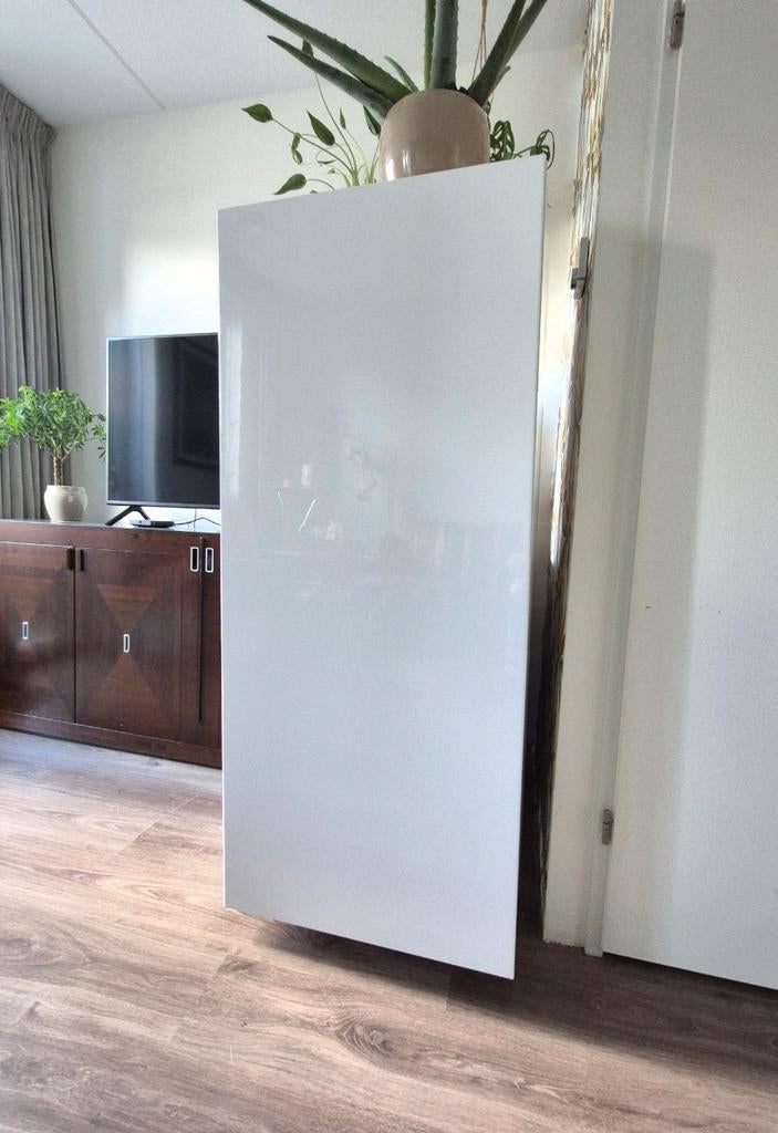 Ringhult hoogglans witte deur 140x60., Ophalen, Wit, 50 tot 100 cm, Zo goed als nieuw