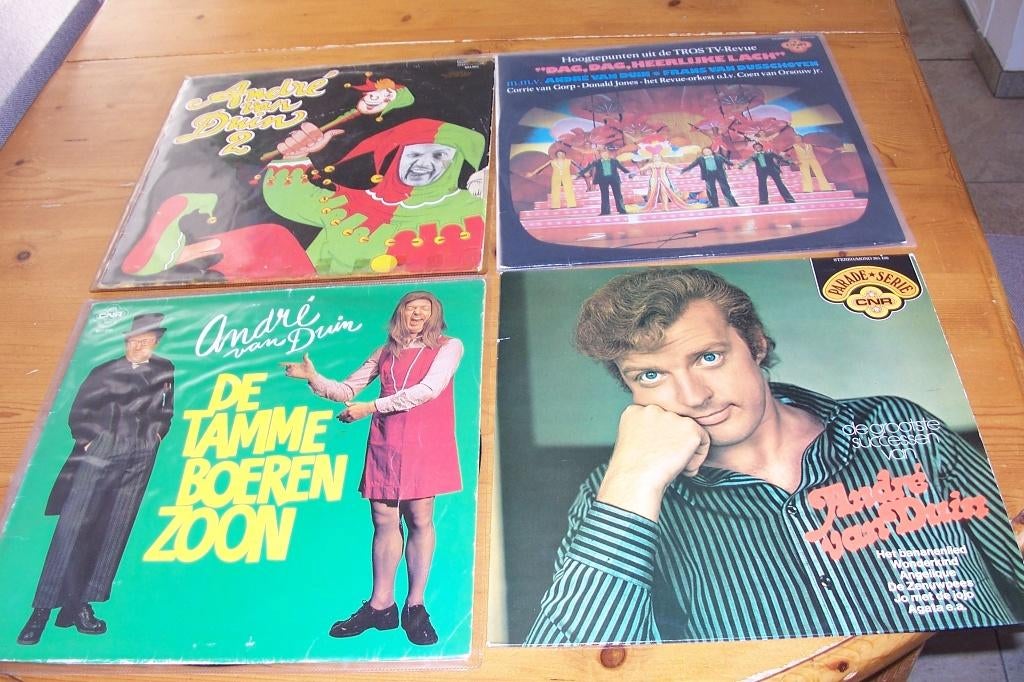 andre van duin  9 lp's, Ophalen of Verzenden, Gebruikt, 12 inch, Overige genres