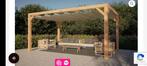 Stijlvolle Pergola met Uitschuifbaar Doek, Tuin en Terras, Overkappingen, Ophalen of Verzenden, Nieuw, Tuinpaviljoen