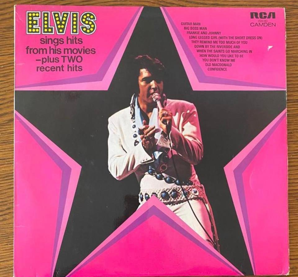 LP Elvis Presley Sing Hits, Ophalen of Verzenden, Zo goed als nieuw, 12 inch, Pop