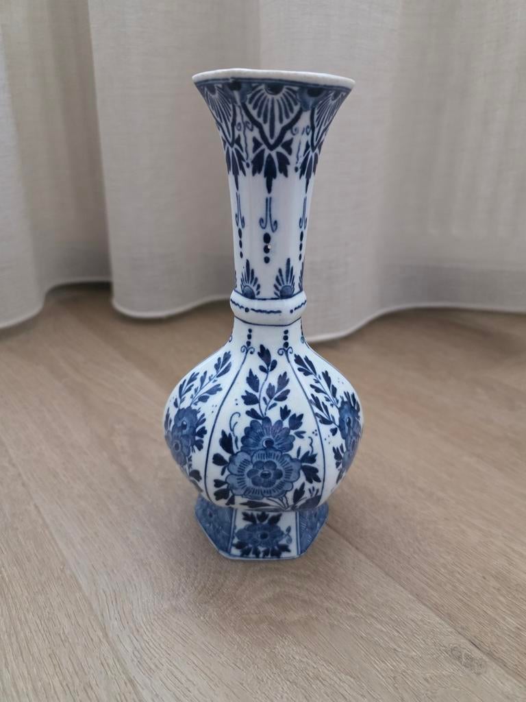 Delfts Blauwe Vaas - Handgeschilderd, Ophalen of Verzenden