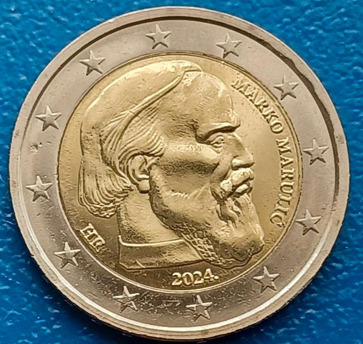 Kroatië 2 euro "Marko Marulic" 2024 - UNC, Postzegels en Munten, Munten | Europa | Euromunten, Losse munt, 2 euro, Overige landen