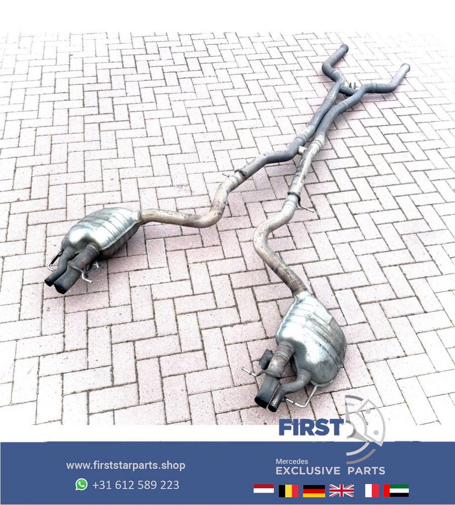 W213 E63 S AMG UITLAAT COMPLEET E KLASSE E63S PERFORMANCE ME, Auto-onderdelen, Uitlaatsystemen, Gebruikt, -, Ophalen of Verzenden