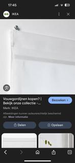 Ikea vouw gordijnen 80 cm br, Ophalen, Wit, 50 tot 100 cm, Zo goed als nieuw