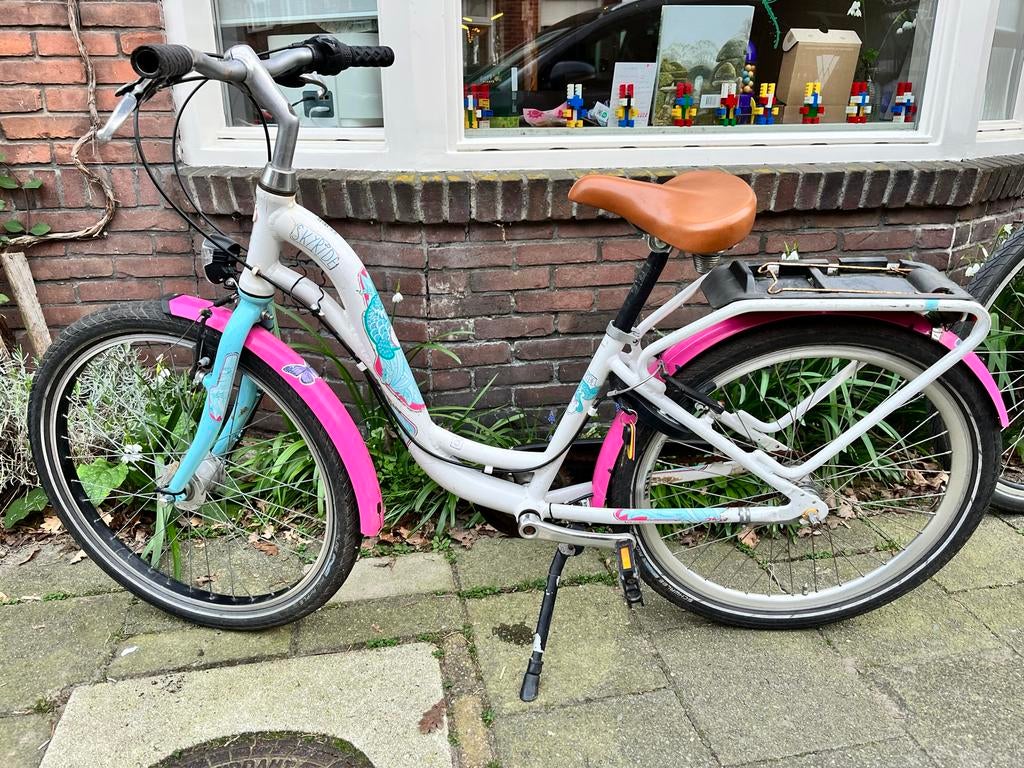 Puky Skyride meisjesfiets 24 inch met werkende verlichting, Ophalen, Gebruikt, 24 inch