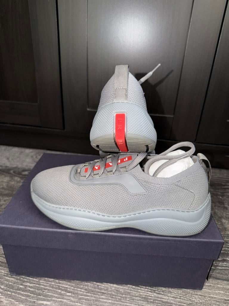 Prada american cup nieuw, Ophalen, Zwart, Nieuw, Sneakers of Gympen